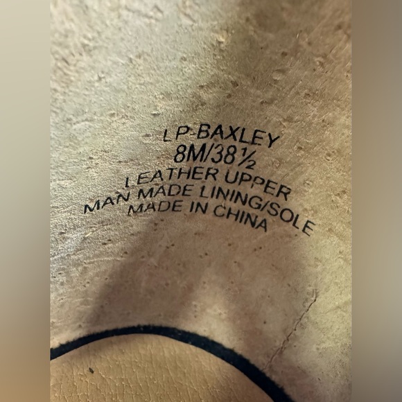 LUCKY BRAND WOMENS 8M BLACK SUEDE HEEL OPEN TOE - Picture 9 of 9